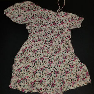 Angie Floral Romper - worn once